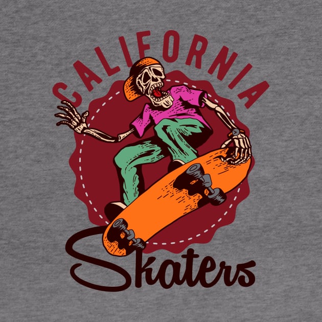 California Skater: A Skeleton Hits the Halfpipe by Wear Your Story